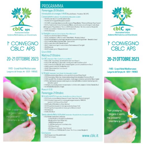 PROGRAMMA 1° CONVEGNO CBLC APS
